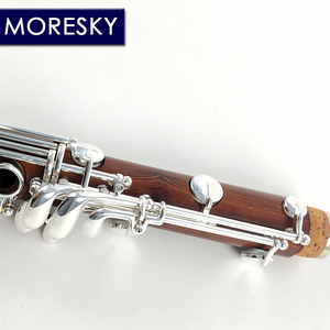 Clarinete Profesional MORESKY Mopane Bb/sib Plateado con 19 Llaves, Clarinete Brillante - Product Image 2