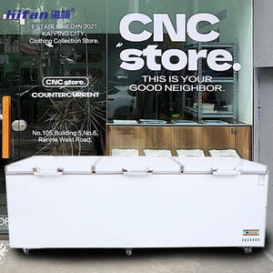 Équipement de réfrigération de congélation profonde pour viande à ouverture supérieure 1298L, congélateur commercial de supermarché, vente directe d'usine - Product Image 4