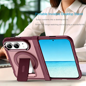 เคส TPU แบบมีขาตั้งแม่เหล็กสำหรับ 18 ฟอลด์ พร้อมขายึดแบบซ่อนในตัว กันน้ำ กันกระแทก โปร่งใส ป้องกันอย่างดี - Product Image 5