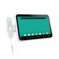 Conception robuste de 15.6 pouces Android 13 Terminal d'infodivertissement médical de chevet PC Tablette médicale antibactérienne avec ports HDMI RJ45