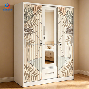 <span class=keywords><strong>Armadio</strong></span> Scorrevole a Doppia Anta in Acciaio Design Italiano con Caratteristiche Anti-Umidità Durevoli ed Ecologiche per Arredamento Camera da Letto - Product Image 5