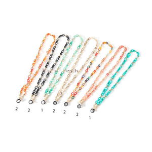 Porte-clés en chaîne plastique Z Brand 70 cm multicolore tendance pour accessoires de lunettes et sacs - Product Image 1