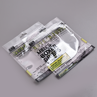 Sacs d'emballage en plastique biodégradable transparents et givrés, auto-scellants, personnalisés pour les supermarchés, avec impression de logo
