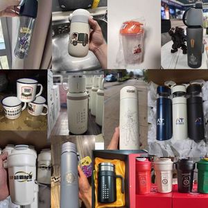 SiYJ52 Customized Logo Insulated 304 Stainless Steel Vacuum Flask Set with Cup Lid Custom Business Promotional Gifts Packaging - Product Image 6