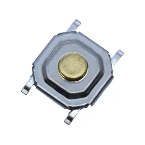 4*4*1.5H 4Pin SMD SMT Copper Waterproof Tactile 4x4mm 5.2x5.2mm Tact Push Button Micro Switch