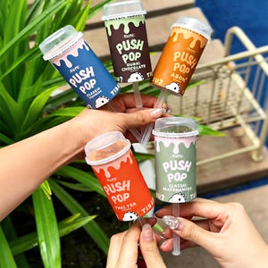 หลอดพลาสติก PET PP แบบใหม่ เป็นมิตรกับสิ่งแวดล้อม สำหรับใส่ซูชิ เค้ก ทีรามิสุ ขนมหวาน พร้อมฝาปิด - Product Image 2