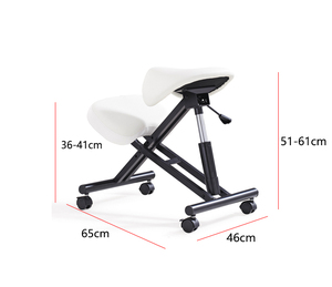 HY5001-1 <strong>Ergonomic</strong> <strong>White</strong> PU Kneeling <strong>Chair</strong> Kneeling <strong>Chair</strong> for <strong>Office</strong> - Product Image 4