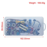 Kit de modules de capteurs 22-en-1 pour l'apprentissage des robots, kit pour débutants avec capteur d'humidité du sol, microphone, capteur photosensible et capteur d'évitement d'obstacles