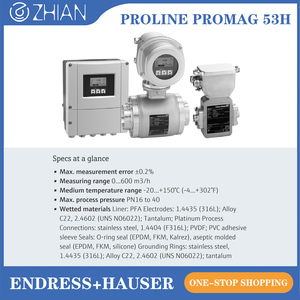 E+H Promag 53H PFA Medidor de Flujo para Alimentos, Bebidas y Farmacéutica Unidad Original, en Stock, a un Precio Competitivo. - Product Image 1