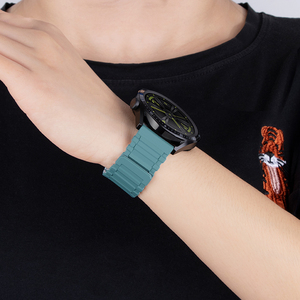 สายนาฬิกาซิลิโคนสองสี XY band 20mm และ22mm สายแม่เหล็กสำหรับนาฬิกา<span class=keywords><strong>5</strong></span> <span class=keywords><strong>4G</strong></span> - Product Image 5