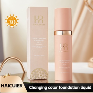 Waterproof Color-Changing Moisturizing Sunscreen <b>Foundation</b> with Oil-Control for Dark Skin All Skin Types 50ml - Product Image 5