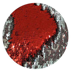 Vente en Gros de Tissus à Paillettes Épaisses Brillant de Luxe pas Cher Séquence Grand Flip <span class=keywords><strong>Blanc</strong></span> Rouge Ombre Tissu à Paillettes Rose Réversible - Product Image 1