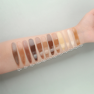 Rendere il proprio Logo cosmetici vegano per la pelle scura di lunga durata copertura completa impermeabile Private Label trucco liquido fondotinta - Product Image 4