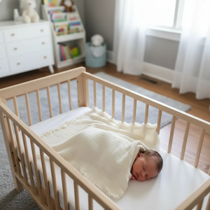 100% Cotton 4 Ply Muslin Double-Sided Antimicrobial Eco-Friendly <b>Cooling</b> Baby Blanket Woven Made in Turkey - Product Image 1