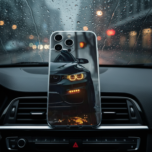 <span class=keywords><strong>Coque</strong></span> de protection <span class=keywords><strong>transparente</strong></span> en TPU de luxe pour <span class=keywords><strong>iPhone</strong></span> 17/16/15/14 ProMax, design voiture de sport 'Pluie Nocturne', anti-traces de doigts et antichoc - Product Image 6