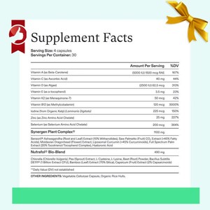Julyherb Gold Standard 120cps Vegan Ashwagandha Extract Mistura de vitamina para o crescimento do cabelo puro Suplemento Vegetal Extrato das Mulheres - Product Image 4