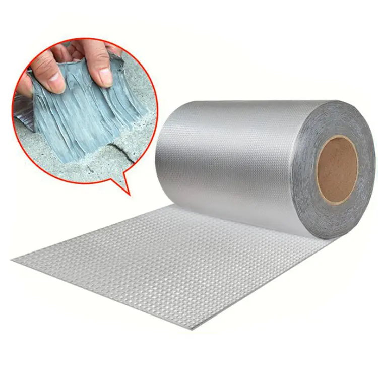 Offre Spéciale de matériaux imperméables de bande auto-adhésive adaptée aux besoins du client de papier d'aluminium