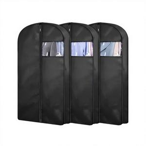 <span class=keywords><strong>Housse</strong></span> anti-poussière non tissée pour vêtements, sac <span class=keywords><strong>de</strong></span> rangement anti-poussière pour costumes, protection contre l'humidité, 60x10x152cm 60x10x110cm, chambre/ Voyage - Product Image 1