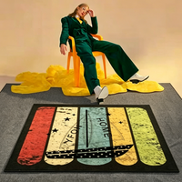 Tapis Moderne en Gros, Tapis Personnalisé à Imprimé Animal pour Salon, Tapis Décoratif pour la Maison