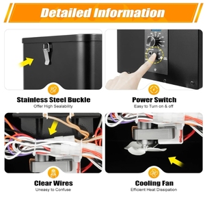 Kit de Ensamblaje de Parrilla Eléctrica Automática de Pellets de Madera de 12/18 Pulgadas con Control WIFI y BLE para Parrilla <span class=keywords><strong>Traeger</strong></span> - Product Image 4