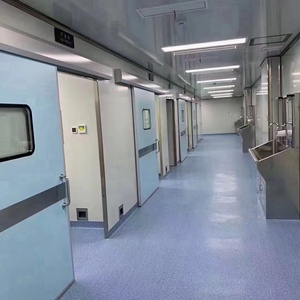 <span class=keywords><strong>Porte</strong></span> <span class=keywords><strong>coulissante</strong></span> électrique hermétique modulaire pour salle blanche, hôpital, <span class=keywords><strong>atelier</strong></span>, clinique, avec isolation thermique et revêtement poudré - Product Image 6