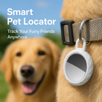 Traceur GPS intelligent pour animaux de compagnie, anti-perte, localisateur pour chien et chat avec alarme sonore puissante pour collier, porte-clés, bagages