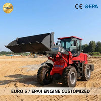 Chargeuse sur pneus diesel Euro 5 Standard 9 tonnes TITAN TL30 avec moteur haute puissance pour le marché mondial
