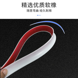Waterproof <b>Seal</b> <b>Strip</b> Rubber Curved Moistureproof Kitchen Sink Edge Protection - Product Image 3
