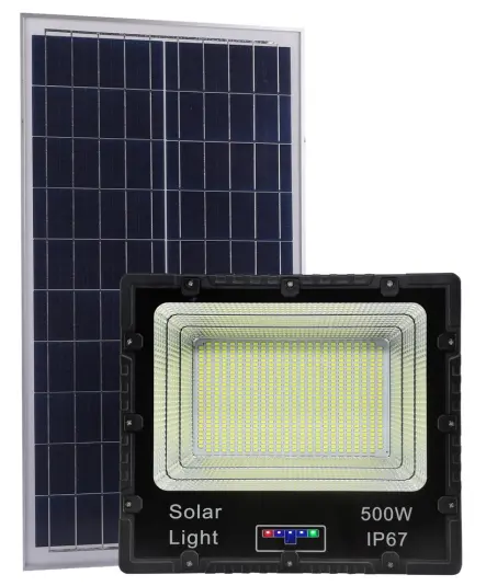 Lámpara de inundación LED solar para exteriores, foco de seguridad para jardín, IP67, 100W, 200W, 300W, 400W, 500W, energía Solar