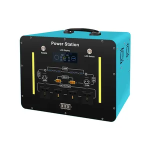 Atacado LifePO4 portátil backup power box sistema solar portátil power station 3000W para camping atividades ao ar livre