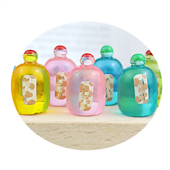 assorted color resin cherry wine bottle