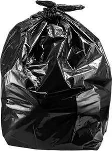 Tailin vente en gros plastique jetable noir 55-60 gallons sacs poubelle pour entrepreneurs 3.0 mil grands sacs à ordures noirs robustes