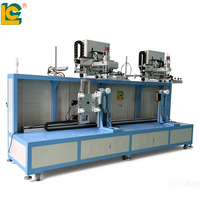 Imprimante à écran 2 couleurs à séchage UV LED LC |   Machine d'impression de caisses et de boîtes en plastique pour bière, facile à utiliser