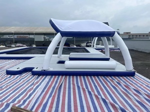 2025新型户外帐篷充气浮动平台拖带游艇充气帐篷的水垫 - Product Image 4