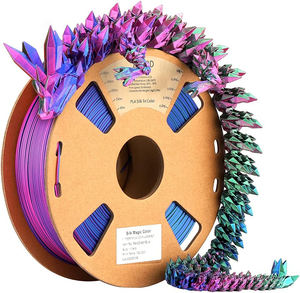 Vendite in fabbrica <span class=keywords><strong>3D</strong></span> stampante filamento PLA seta Tri colore 1.75mm per <span class=keywords><strong>3D</strong></span> penna e Ender 3 colore rosso verde e blu - Product Image 1