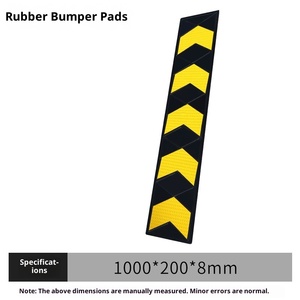 Dock cao su Dải đệm khối tường tấm cao su xưởng kho Xe tải vận chuyển đuôi chống va chạm Dải mô hình - Product Image 3