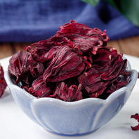 Fleur de roselle entière séchée naturelle Huaran Luo Shen Hua, thé d'hibiscus en vrac, qualité alimentaire, vente en gros, direct usine