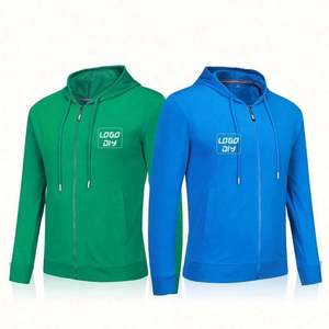 Sudadera con Capucha 100% Algodón para Hombre, de Alta Calidad, con Cierre, Impresión Personalizada, Bordado, Antiencogimiento, Patrón 3D, Venta al Por Mayor - Product Image 2