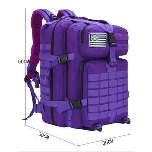 Multifunction Fashion Anti-Theft Outdoor <b>Backpack</b> 45L <b>Big</b> Capacity Molle System Hiking Assault Pack Daypack for Traveling - Product Image 4