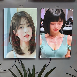 Marco de póster Led programable de aluminio ligero ultrafino de bisel estrecho de 640x960mm marco colgante interior pantalla Led - Product Image 5