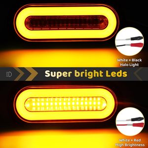 ไฟเลี้ยวข้าง LED ทนทานสำหรับรถพ่วง รถคาราวาน ไฟเลี้ยวข้างรถบรรทุก สีเหลือง แดง ขาว 24V - Product Image 2
