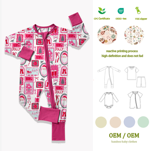 Kledingset van bamboe voor kinderen, zacht en comfortabel slaappak voor baby's en peuters, bamboevezels, roze - Product Image 2