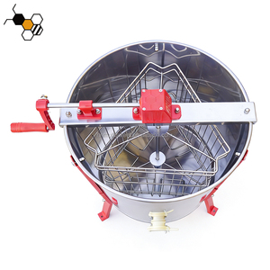 Equipo de Apicultura: Extractor de Miel Manual Dadant de 3 Cuadros con Patas Largas - Product Image 1