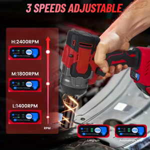 Llave de Impacto Industrial Inalámbrica de 1/2 Pulgada con Motor sin Escobillas, 21V, 450 Lb-ft (600 Nm), para Reparación de Automóviles, Bricolaje y Renovación de Muebles - Product Image 3