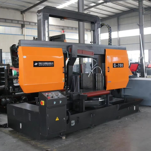 Scie à ruban à onglet large G-700, tension hydraulique, moteur 7,5 kW, coupe à <span class=keywords><strong>angle</strong></span> rotatif, barres d'armature, tuyaux en acier, barres métalliques - Product Image 1