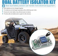 Kit isolateur de batterie universel intelligent 12V pour UTV, ATV, VR, moto, bateau, voiturette de golf, Can-Am, Polaris, Jeep, camion, tracteur