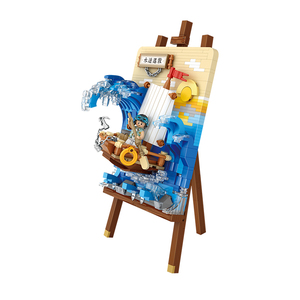 为LOZ小颗粒组装积木套装水反散射3D绘画桌面油画礼品装饰玩具 - Product Image 2