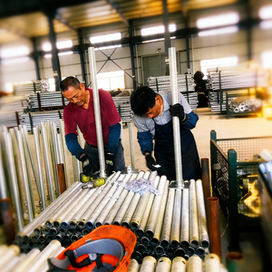 Système d'échafaudage <span class=keywords><strong>télescopique</strong></span> industriel robuste, supports en acier réglables, résistants à la corrosion, haute résistance, charge de 800 kg - Product Image 6