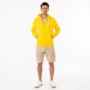 Wholesale Regular Fit <b>Fleece</b> Pullover Hoodie for <b>Men</b> Custom Logo Zipper Print Solid Pattern Winter 100% Cotton Quick Dry - Product Image 1