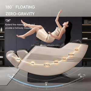 2026 Relax Hot Sale Smart Pu Leather Shiatsu <b>Zero</b> <b>Gravity</b> <b>Chair</b> with Hot Compress Foldable Luxury Ai Music Body Waist - Product Image 4